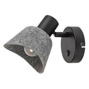 Rabalux Šedé bodové svítidlo Farelia pro žárovku E14 73005 obraz