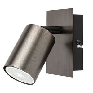 Rabalux Šedé bodové svítidlo Gerhard pro žárovku GU10 73071 obraz