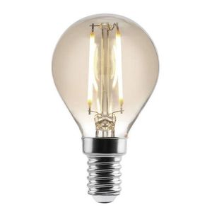 Rabalux LED žárovka svíčka Filament kouřová G45 6W E14 2016 obraz