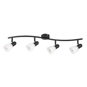 Rabalux Černé stropní svítidlo Soma pro žárovku 4x E14 73094 obraz