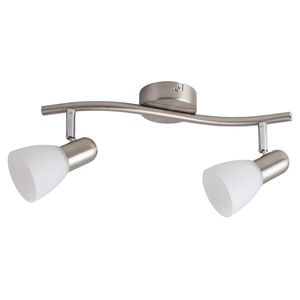 Rabalux Chromové stropní svítidlo Soma pro žárovku 2x E14 6302 obraz