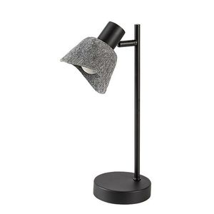 Rabalux Šedá stolní lampa Farelia pro žárovku E14 74018 obraz