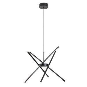 Rabalux Černé závěsné LED svítidlo Henli2 660mm 40W 72338 obraz