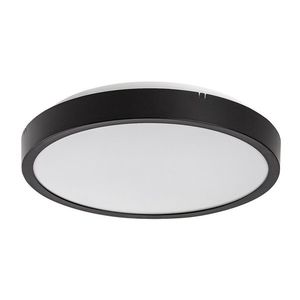 Rabalux Černé stropní LED svítidlo Alenzo kulaté 255mm 12W IP44 CCT 71435 obraz