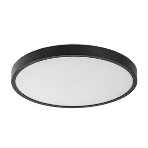 Rabalux Černé stropní LED svítidlo Alenzo kulaté 355mm 24W IP44 CCT 71437 obraz