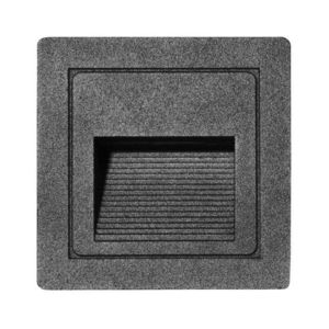 Ecolite LED vestavné fasádní svítidlo 3W IP54 černé - VZOREK VYP354 obraz