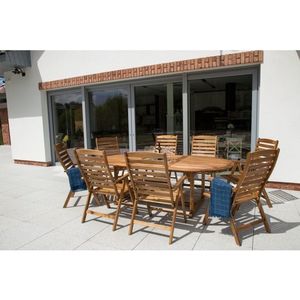 Zahradní jídelní sestava 11 ks obraz