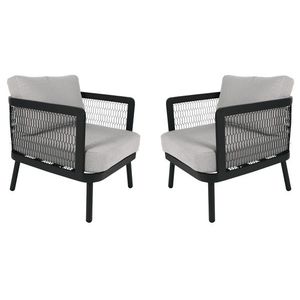 Zahradní křeslo 2 ks EDINBURGH DUO Rojaplast obraz