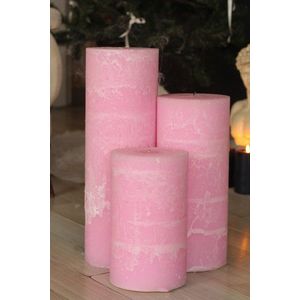 Sada svíček (3 kusy) Dev Sutun - Pink obraz