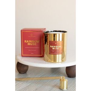Svíčka Rainbow Muse - Gold obraz