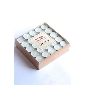 Svíčka Tealight 6 x 100 - White obraz