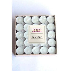 Svíčka Tealight 6 x 100 - White v2 obraz