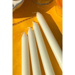 Candle Set (4 Pieces) Premium 4 - Cream obraz