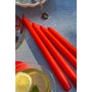 Candle Set (4 Pieces) Premium 4 - Burgundy obraz