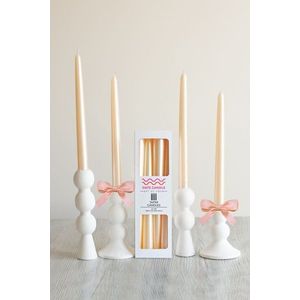 Candle Set (4 Pieces) Neon 4 - Orange v2 obraz