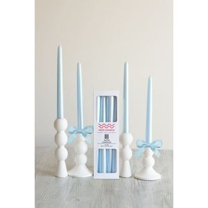 Candle Set (4 Pieces) Neon 4 - Blue v2 obraz