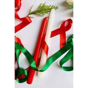 Sada svíček (2 kusy) Premium Christmas 2 - Red, White obraz