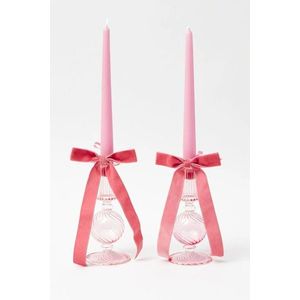 Sada svíček (2 kusy) Pastel 2 - Pink obraz