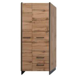 Šatní skříň AMONI 2D2S/45 Tempo Kondela obraz