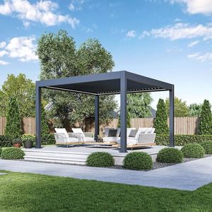 Elektrická bioklimatická pergola PRESTIGE 4x4 m Rojaplast obraz