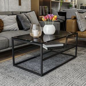 Konferenční stolek Asude - Black obraz