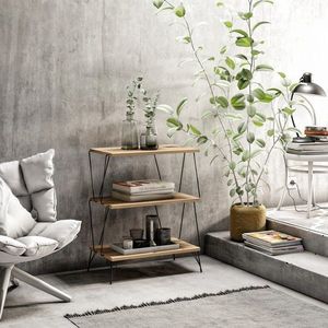 Odkládací stolek / Příruční stolek Lazandos - Pine obraz