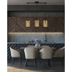 Cox přesahující 3x60W e27 zlatá obraz