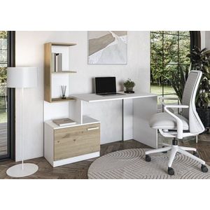 Psací stůl s úložným prostorem MISO Halmar obraz