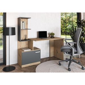 Psací stůl s úložným prostorem MISO Halmar obraz