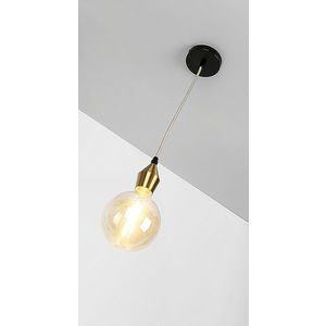 Zlatý kovový přívěsek E27 100cm obraz