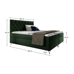 Boxspringová postel GUINEVRA 7 Tempo Kondela obraz