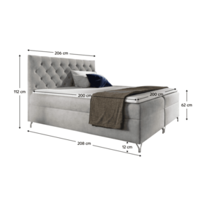 Boxspringová postel GUINEVRA 1 Tempo Kondela obraz
