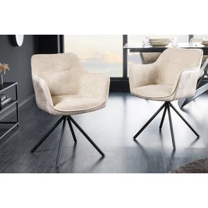 Otočné jídelní křeslo 2 ks TEMUS Dekorhome obraz