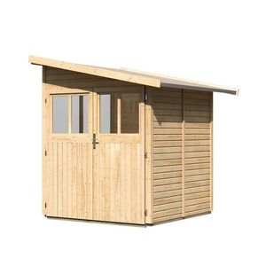 Dřevěný zahradní domek WANDLITZ 181x181 cm Lanitplast obraz