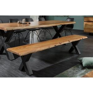 Lavice dřevo Dekorhome Černá obraz