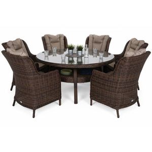 Zahradní jídelní set kulatý 6+1 obraz