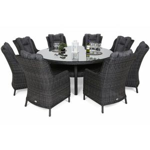 Zahradní jídelní set kulatý 8+1 polyratan obraz