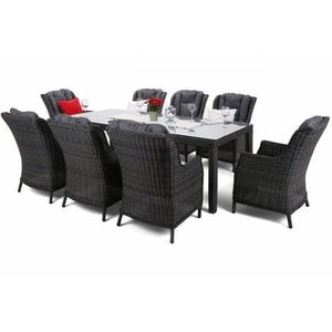 Zahradní jídelní set 8+1 polyratan obraz