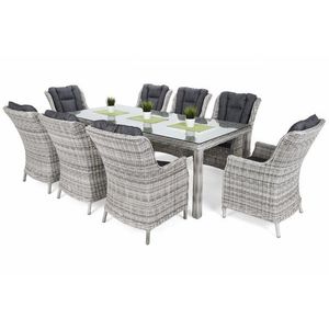 Zahradní jídelní set 8+1 polyratan obraz