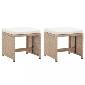 Zahradní stoličky 2 ks polyratan Dekorhome obraz