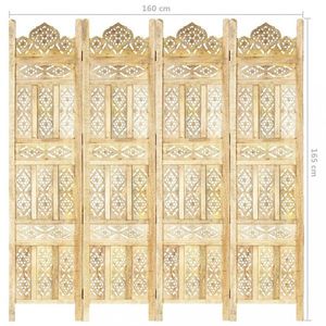 Dřevěný paraván Dekorhome obraz