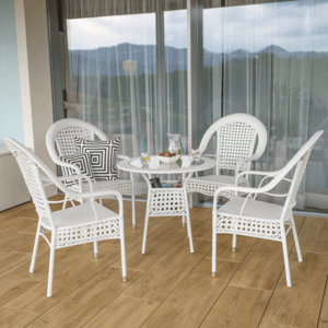 Zahradní jídelní set 4+1 KOVEN obraz