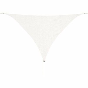 Plachta proti slunci z HDPE trojúhelníková 5 x 5 x 5 m obraz