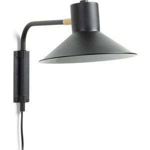Černé nástěnné svítidlo ø 20 cm Aria – Kave Home obraz