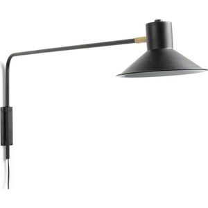 Černé nástěnné svítidlo ø 20 cm Aria – Kave Home obraz