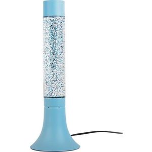 Modrá stolní lampa se skleněným stínidlem (výška 37, 5 cm) Astro Glittler – Leitmotiv obraz