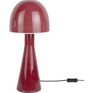 Červená stolní lampa se skleněným stínidlem (výška 45 cm) Bombin – Leitmotiv obraz