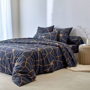 Povlečení Geoffroy s grafickým designem, bavlna obraz