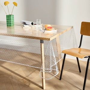 Průhledný voskovaný ubrus obraz