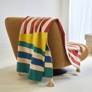 Pléd s pruhovaným potiskem obraz